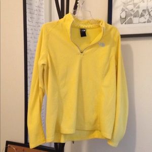 Canary Yellow North Face Fleece